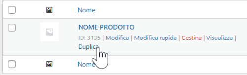 clonazione prodotto woocommerce